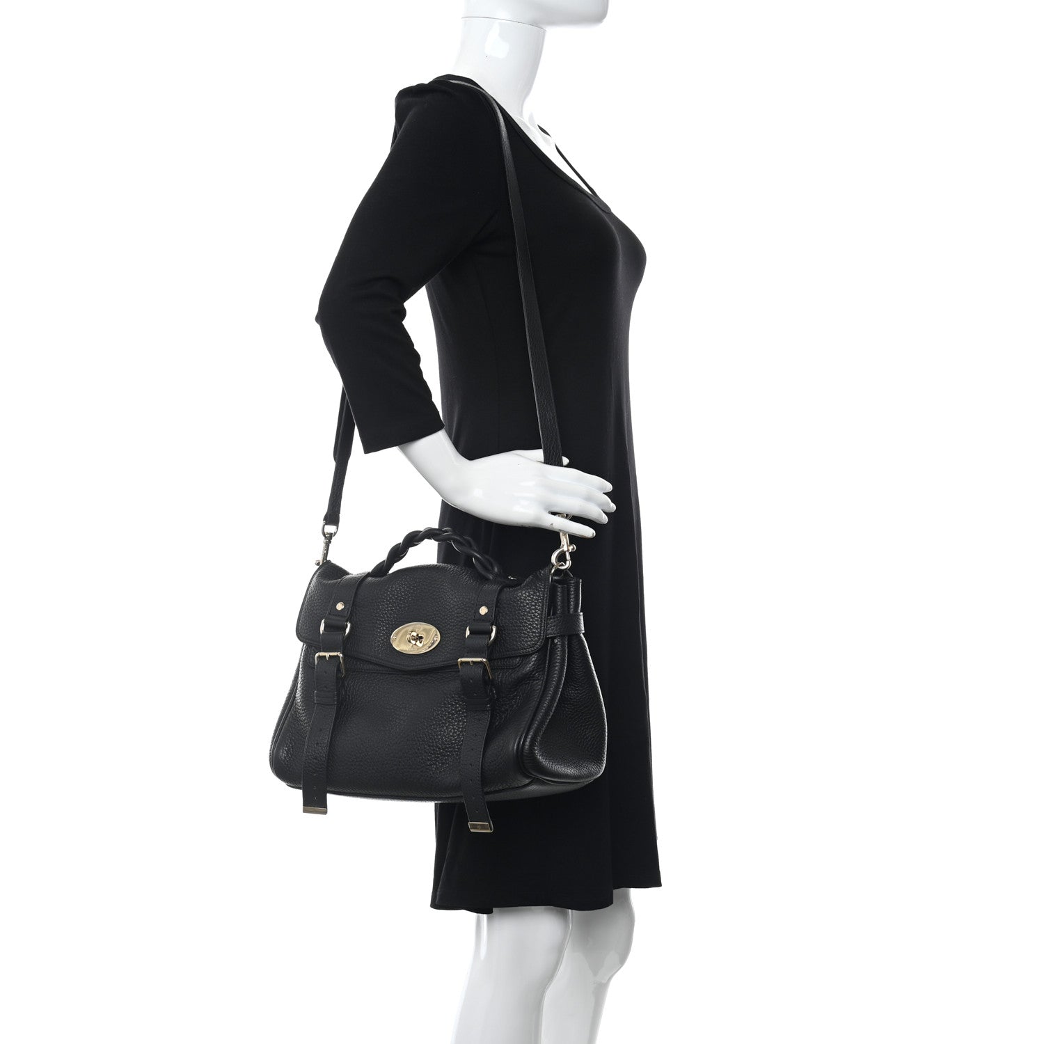 Mulberry Heavy Grain Medium Alexa Black 2 of 9