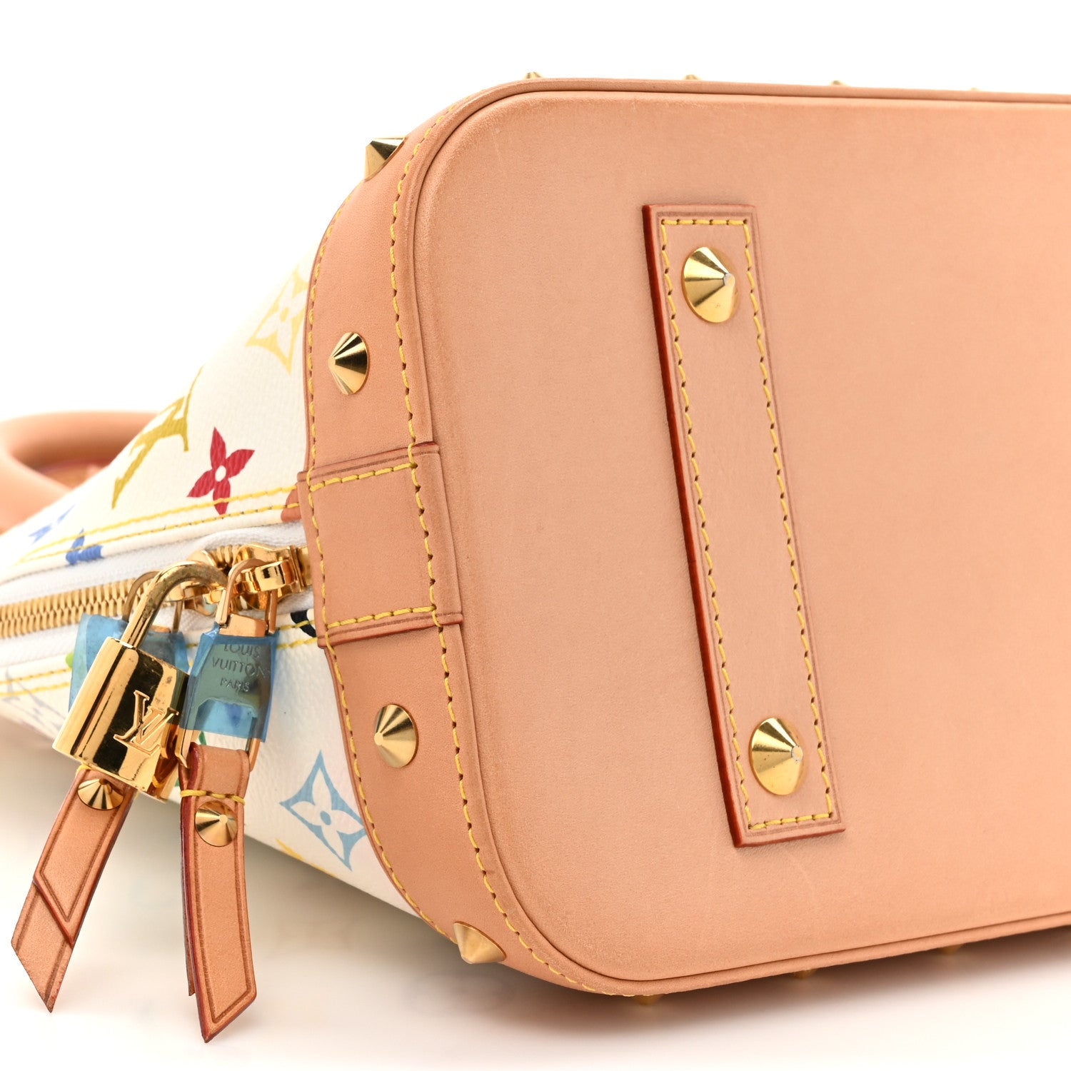 Louis Vuitton Monogram Multicolor Alma PM White 9 of 12