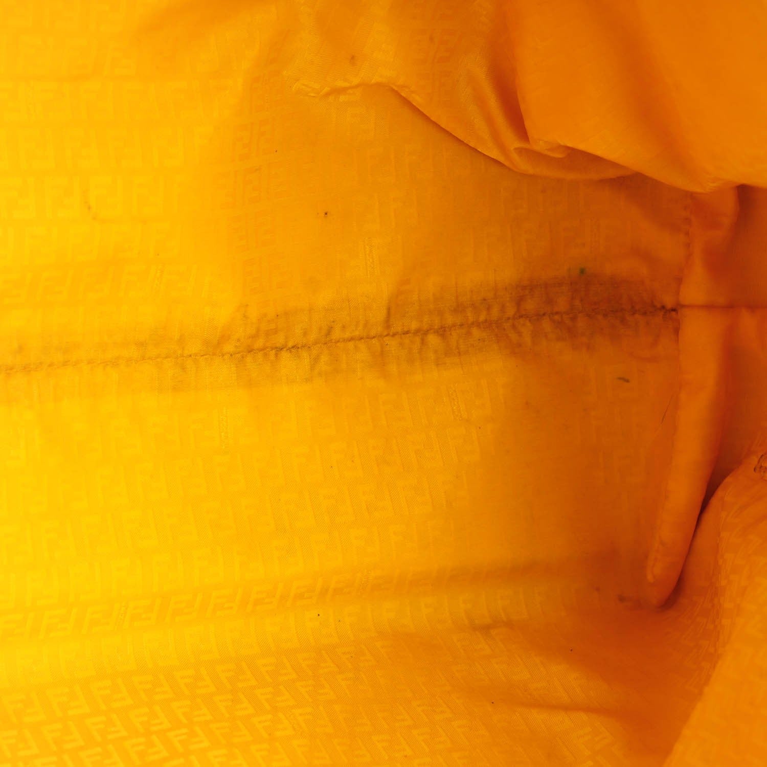 Fendi Zucca Spalmati Medium Roll Tote Tobacco Giallo 12 of 16