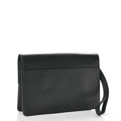 Louis Vuitton Taiga Selenga Pochette Epicea 3 of 7