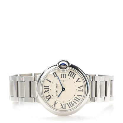 Cartier Stainless Steel 36mm Ballon Bleu De Quartz Watch 3 of 6