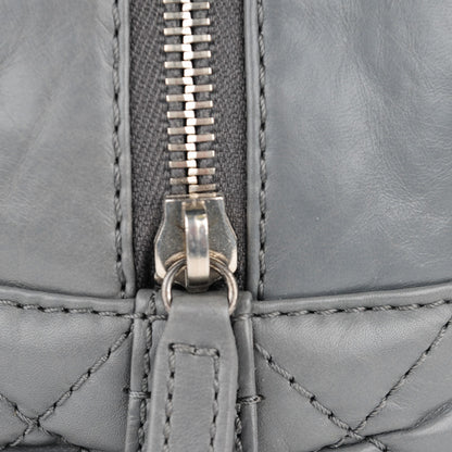Chanel Aged Calfskin Quilted Large Reissue Camera Case Grey 8 of 8