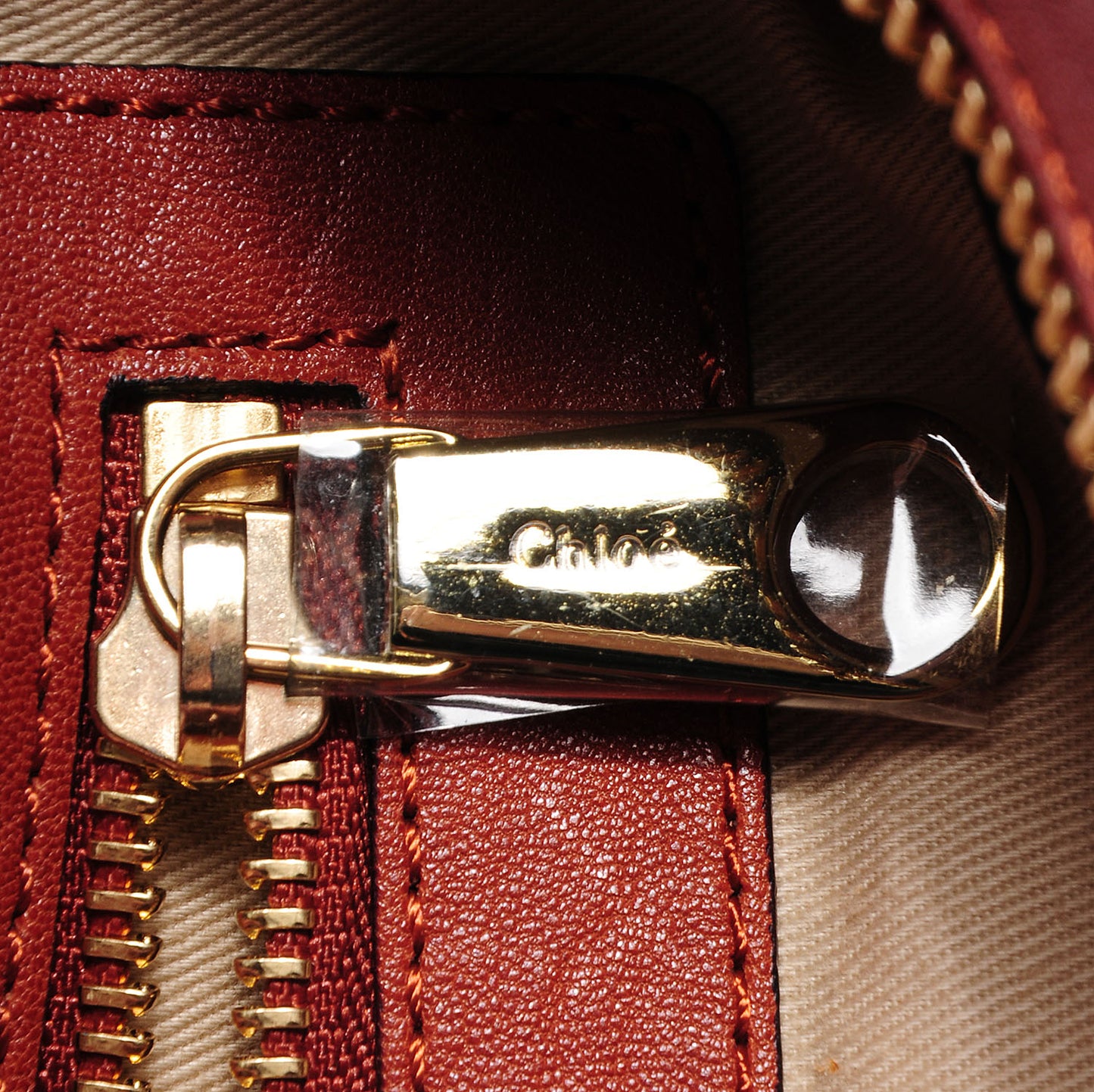 Calfskin Medium Ethel Satchel Red Blush