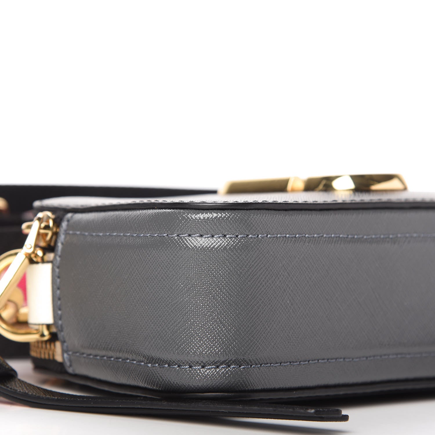 Marc Jacobs Saffiano Snapshot Camera Bag Black Grey 6 of 10