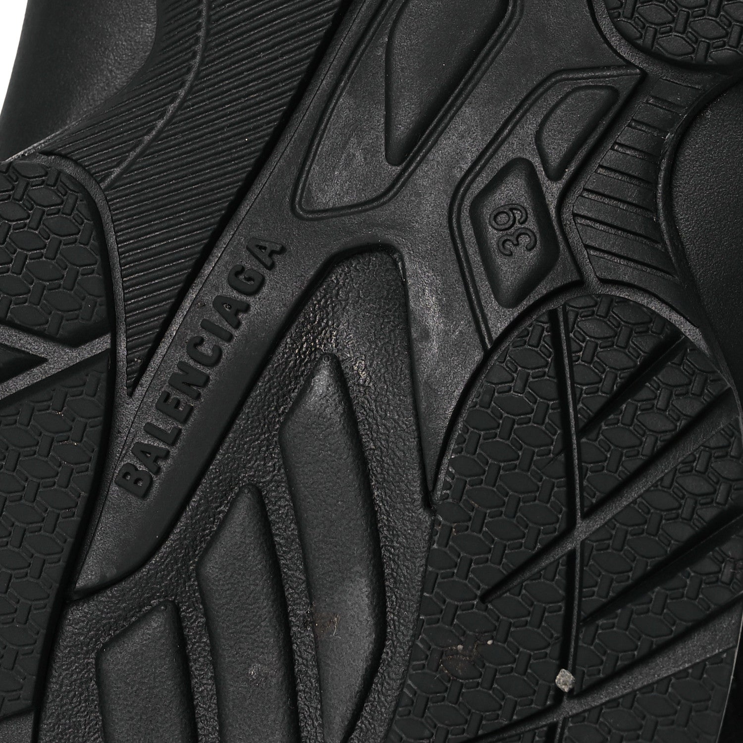 Balenciaga Recycled Casual Nylon Womens Tourist Sandals 39 Black 7 of 10