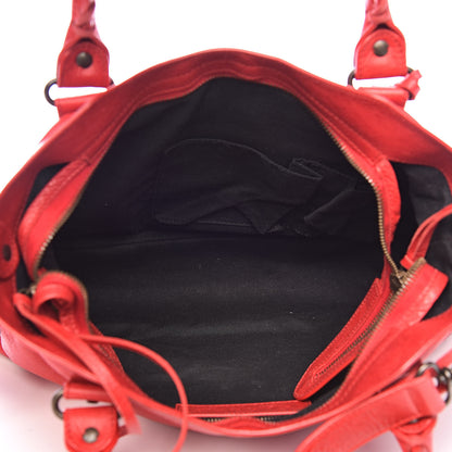 Balenciaga Agneau Giant 12 Silver Hardware Town Rouge Coquelicot 5 of 14