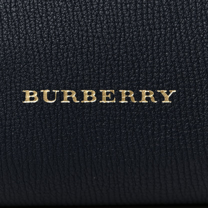 Burberry Derby Calfskin House Check Medium Banner Tote Ink Blue 10 of 10