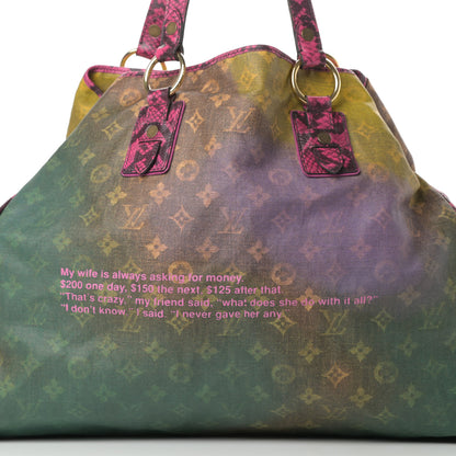 Louis Vuitton Richard Prince Monogram Karung Duderanch Jokes Tote 7 of 15