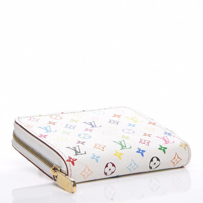 Louis Vuitton Monogram Multicolor Zippy Coin Purse White 4 of 8