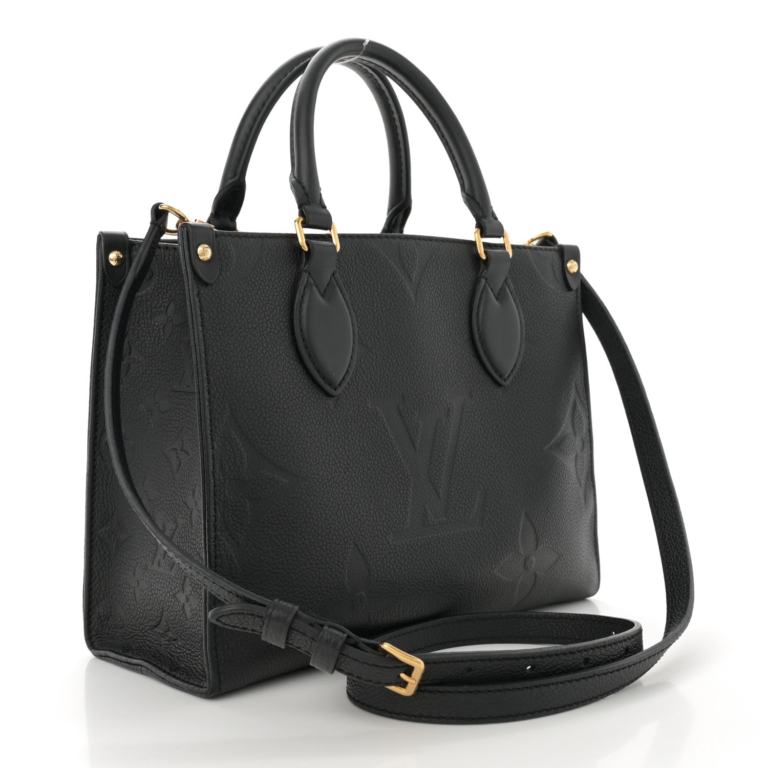Louis Vuitton Empreinte Monogram Giant Onthego PM Black 3 of 10
