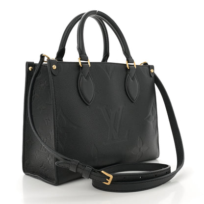 Louis Vuitton Empreinte Monogram Giant Onthego PM Black 3 of 10