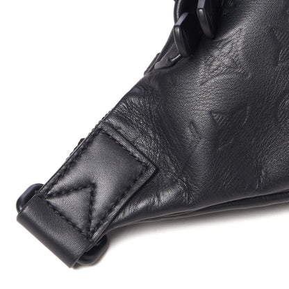 Louis Vuitton Calfskin Monogram Shadow Discovery Bumbag Black 8 of 10