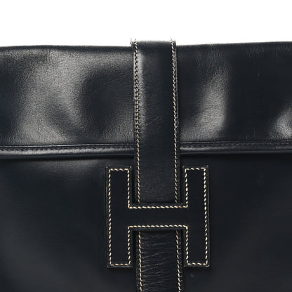 Hermes Box Jige PM Clutch Indigo 7 of 8