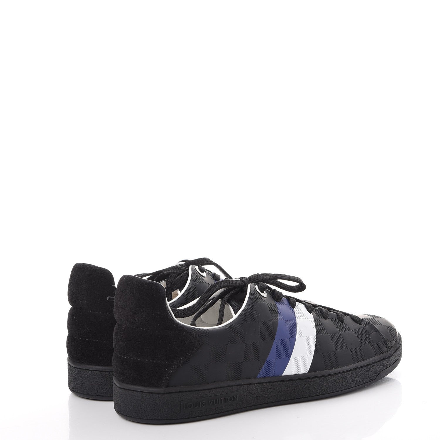 Louis Vuitton Damier Infini Frontrow Sneakers 6 Black 4 of 9