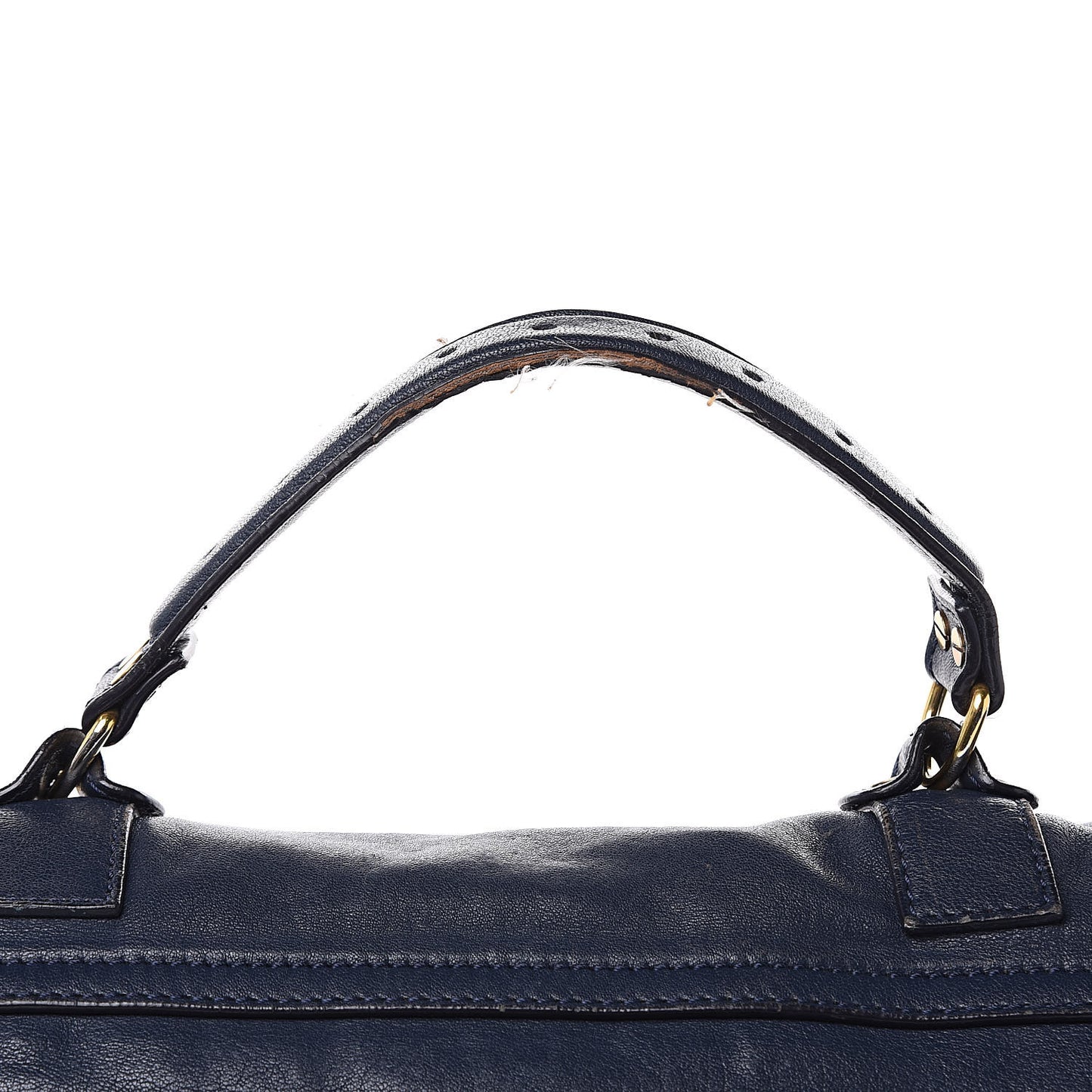 Lambskin PS1 Extra Large Satchel Indigo