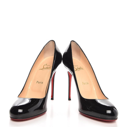 Christian Louboutin Patent Fifi 100 Pumps 39 Black 5 of 12