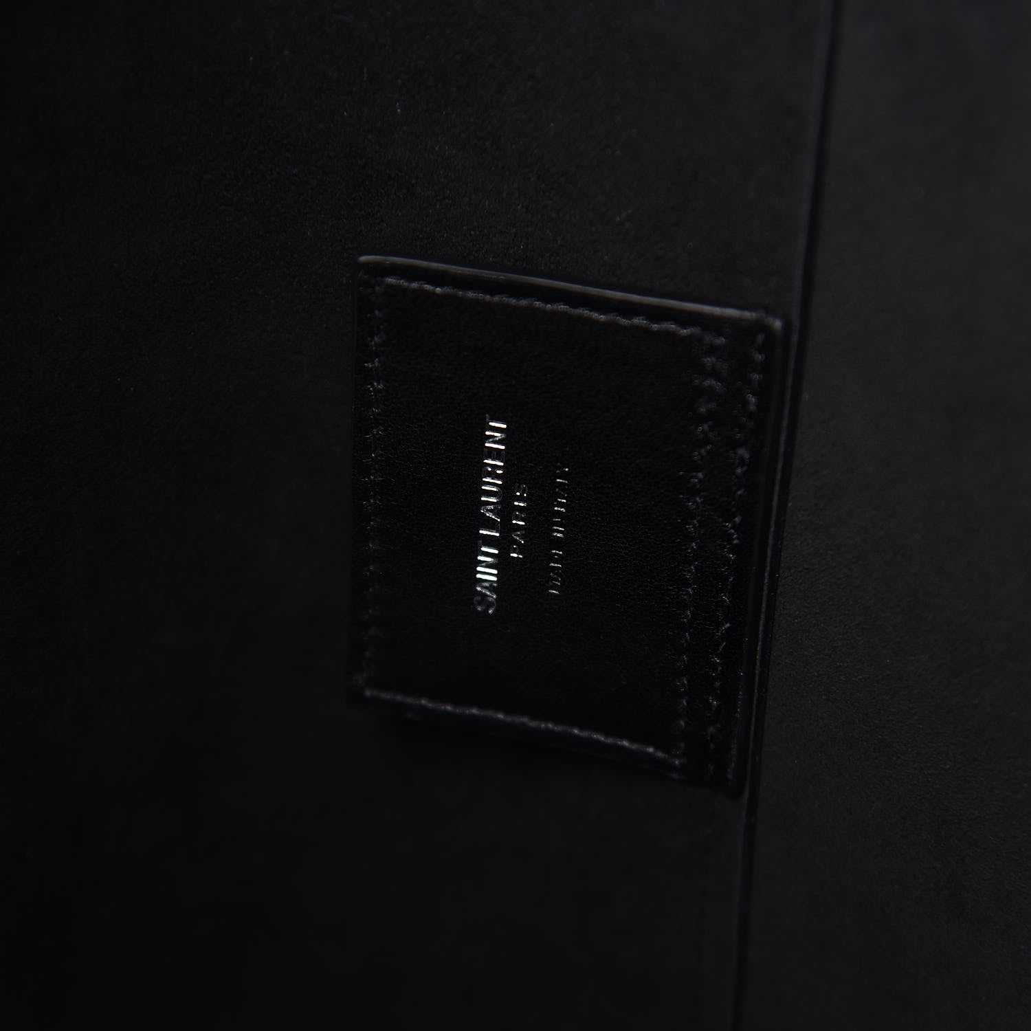Saint Laurent Patent Calfskin Large Shopping Tote Black 7 of 11