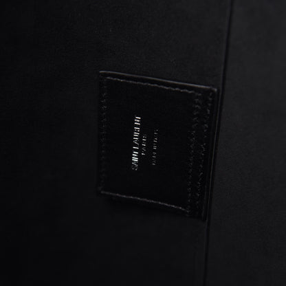 Saint Laurent Patent Calfskin Large Shopping Tote Black 7 of 11
