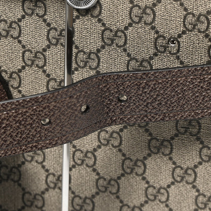 Gucci Supreme Monogram Globe-Trotter Carry-On Brown 10 of 11