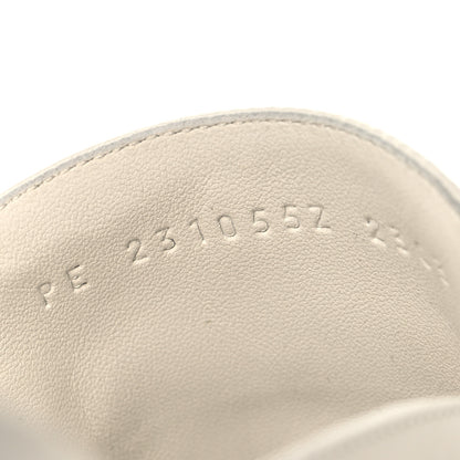 Hermes Calfskin Womens Groupie Mules 35 White 7 of 9