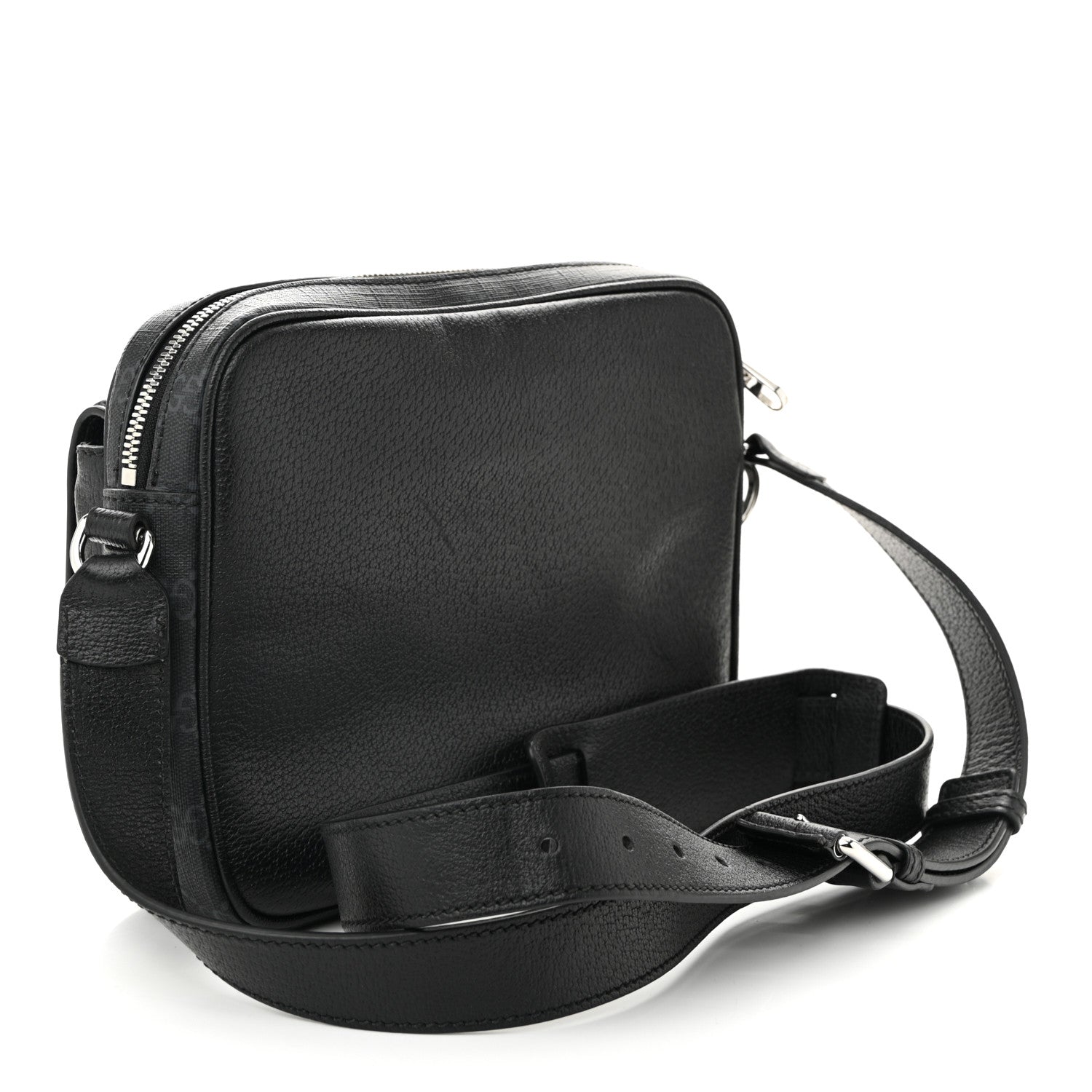 Gucci GG Supreme Monogram Small Crossbody Bag Black 3 of 10