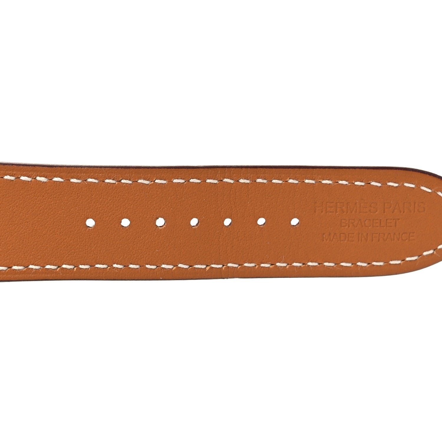 Hermes Barenia 42mm Apple Watch Single Tour Band Fauve 4 of 6