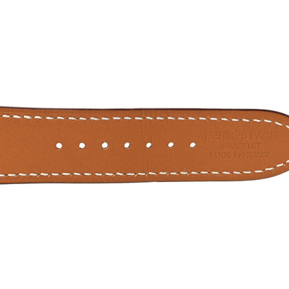 Hermes Barenia 42mm Apple Watch Single Tour Band Fauve 4 of 6