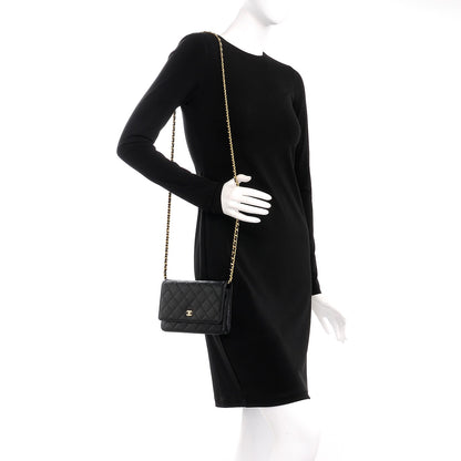 Chanel Caviar Quilted Wallet On Chain WOC Black 2 of 9