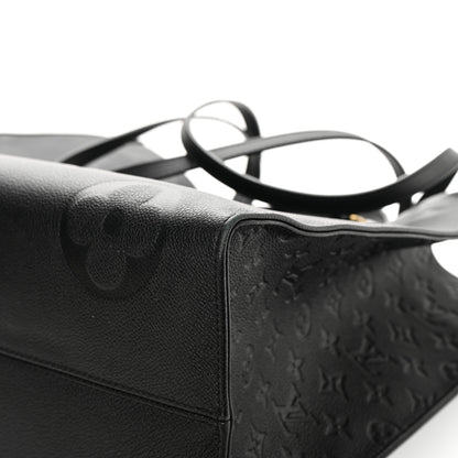Louis Vuitton Empreinte Monogram Giant Onthego GM Black 10 of 17