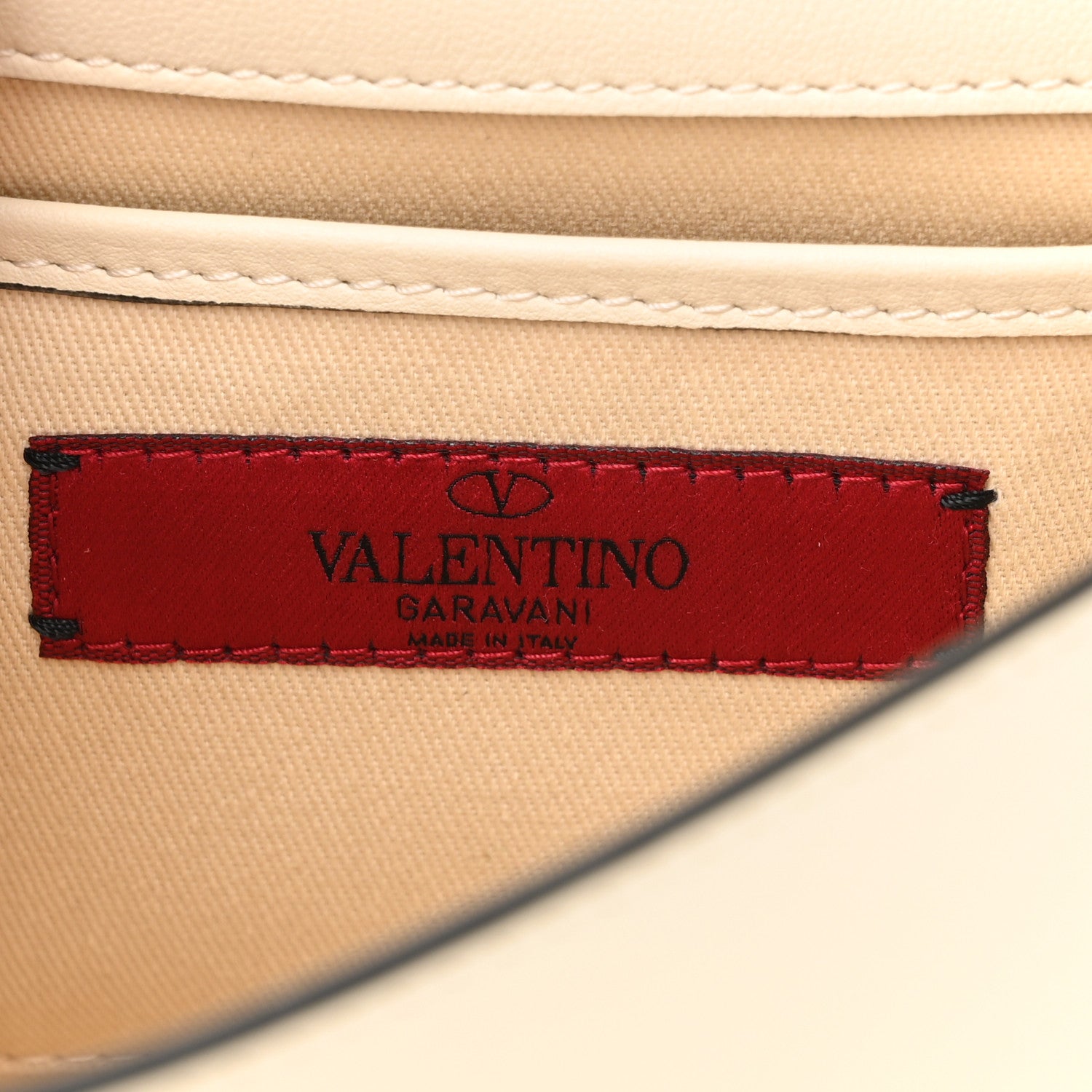 Valentino Garavani Vitello Medium Rockstud Flip Lock Crossbody Bag Light Ivory 6 of 9