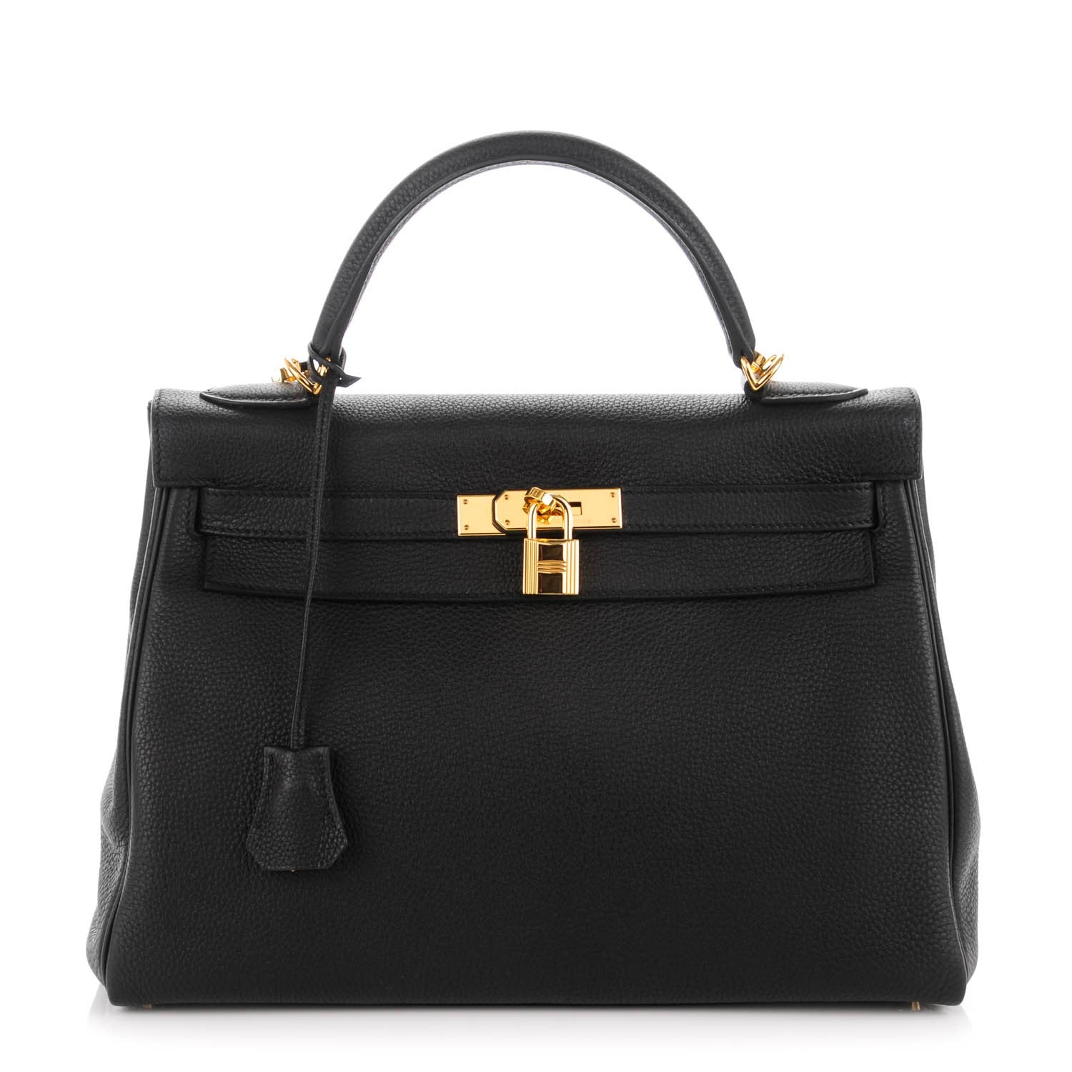 Hermes Togo Kelly Retourne 32 Black 1 of 22