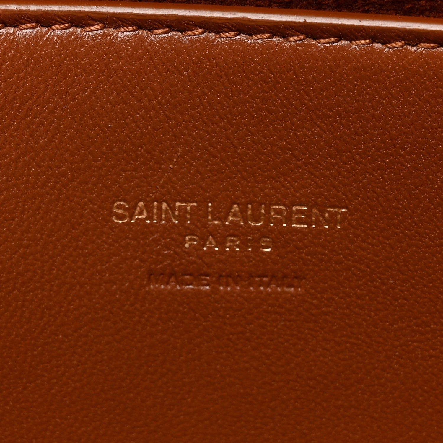 Saint Laurent Calfskin Crocodile Embossed Suede Medium Reversible Monogram Kate Satchel Military Taupe 6 of 11