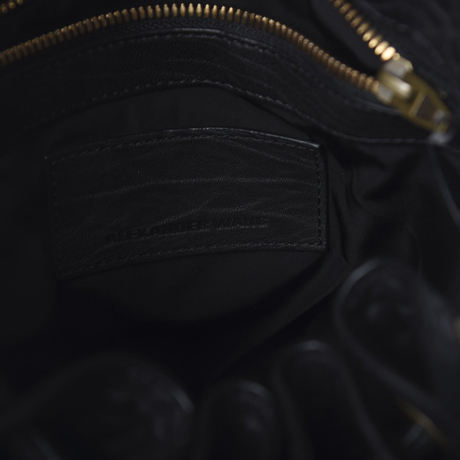 Alexander Wang Pebbled Lambskin Diego Bucket Black Antique Brass Hardware 5 of 7