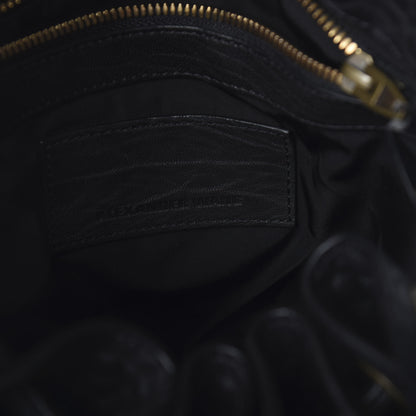 Alexander Wang Pebbled Lambskin Diego Bucket Black Antique Brass Hardware 5 of 7