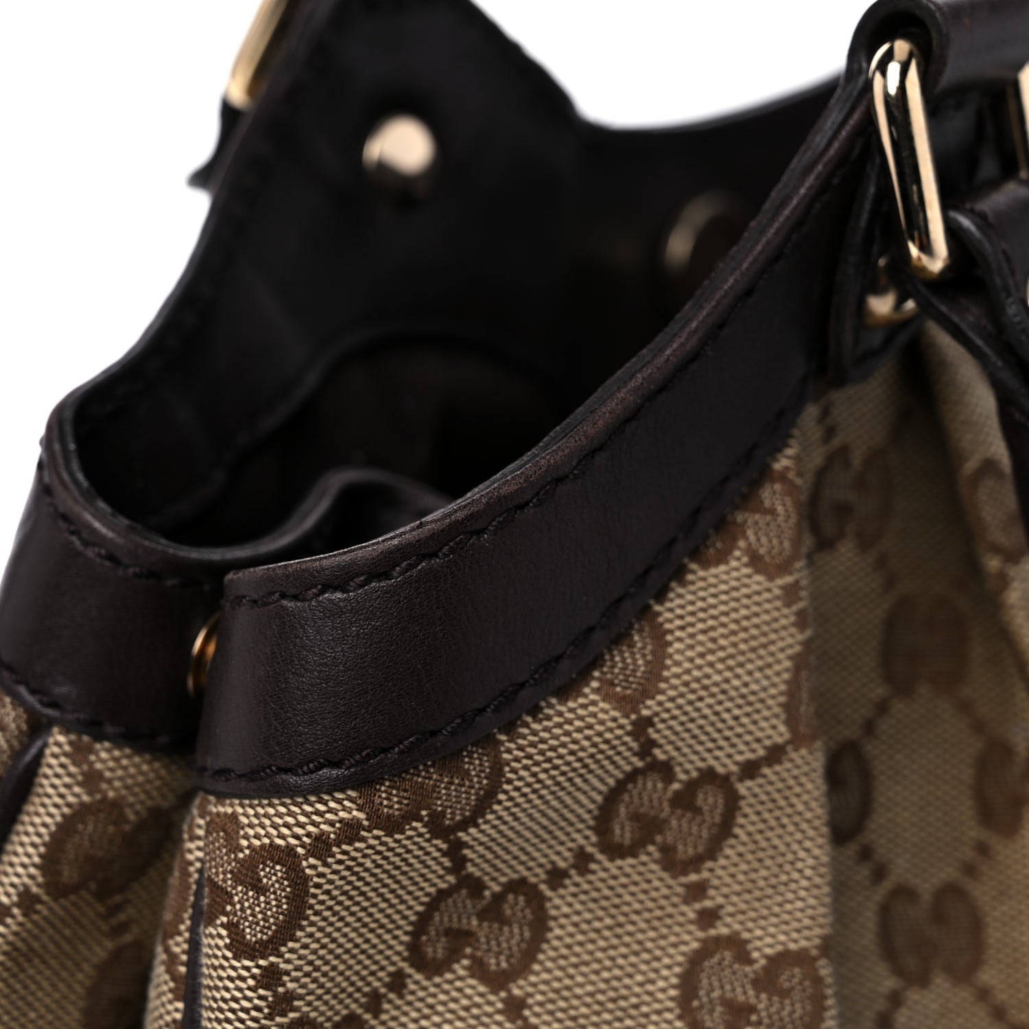 Gucci Monogram Medium Sukey Tote Dark Brown 22 of 26