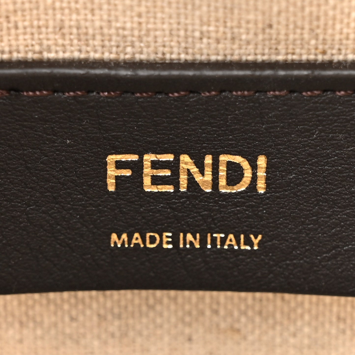 Canvas Nappa F is Fendi FF Embroidered Mini Mon Tresor Bucket Bag White Nuvola