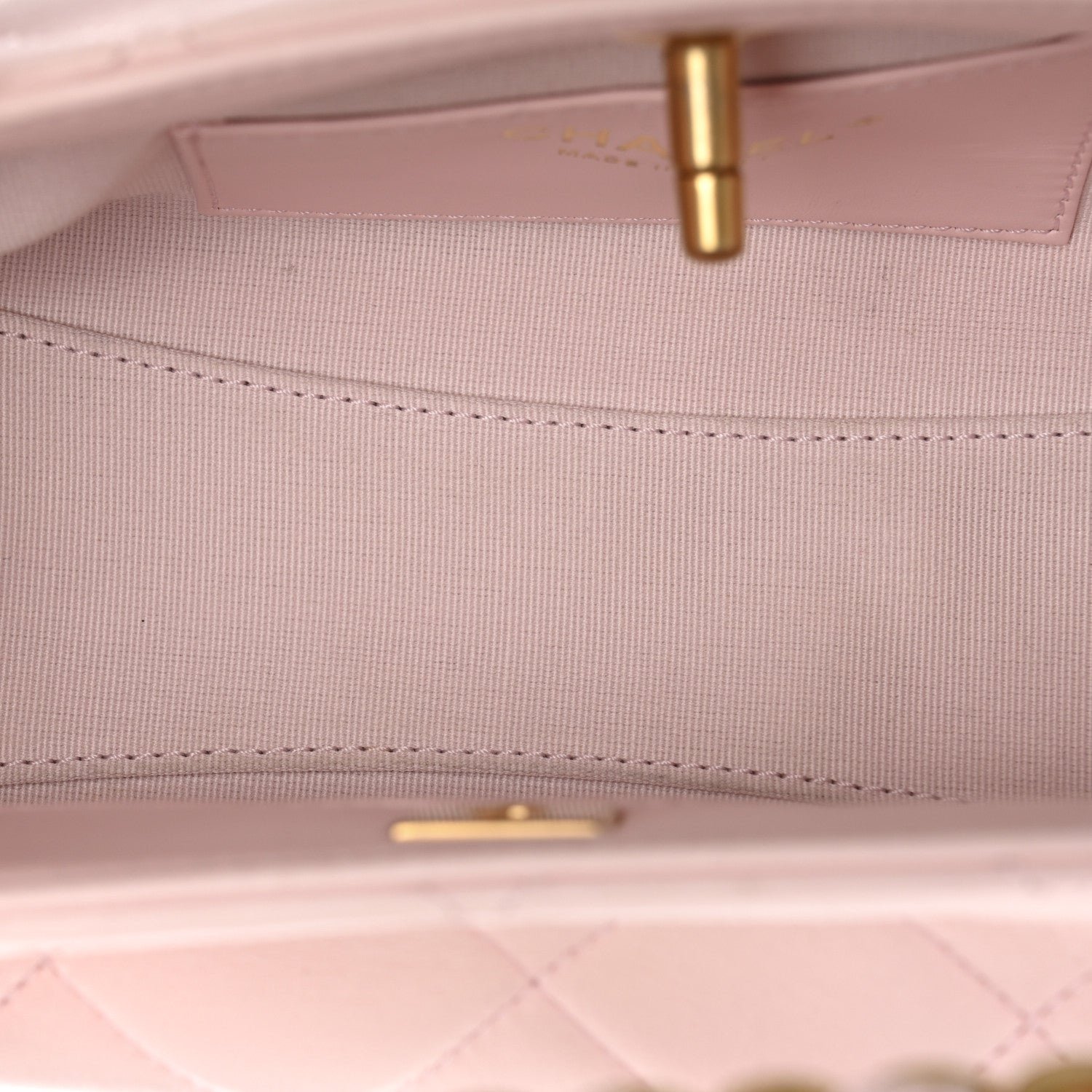 Chanel Shiny Lambskin Small Shopping Bag Light Pink 11 of 11