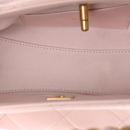 Chanel Shiny Lambskin Small Shopping Bag Light Pink 11 of 11