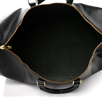 Louis Vuitton Epi Keepall 55 Black 5 of 14