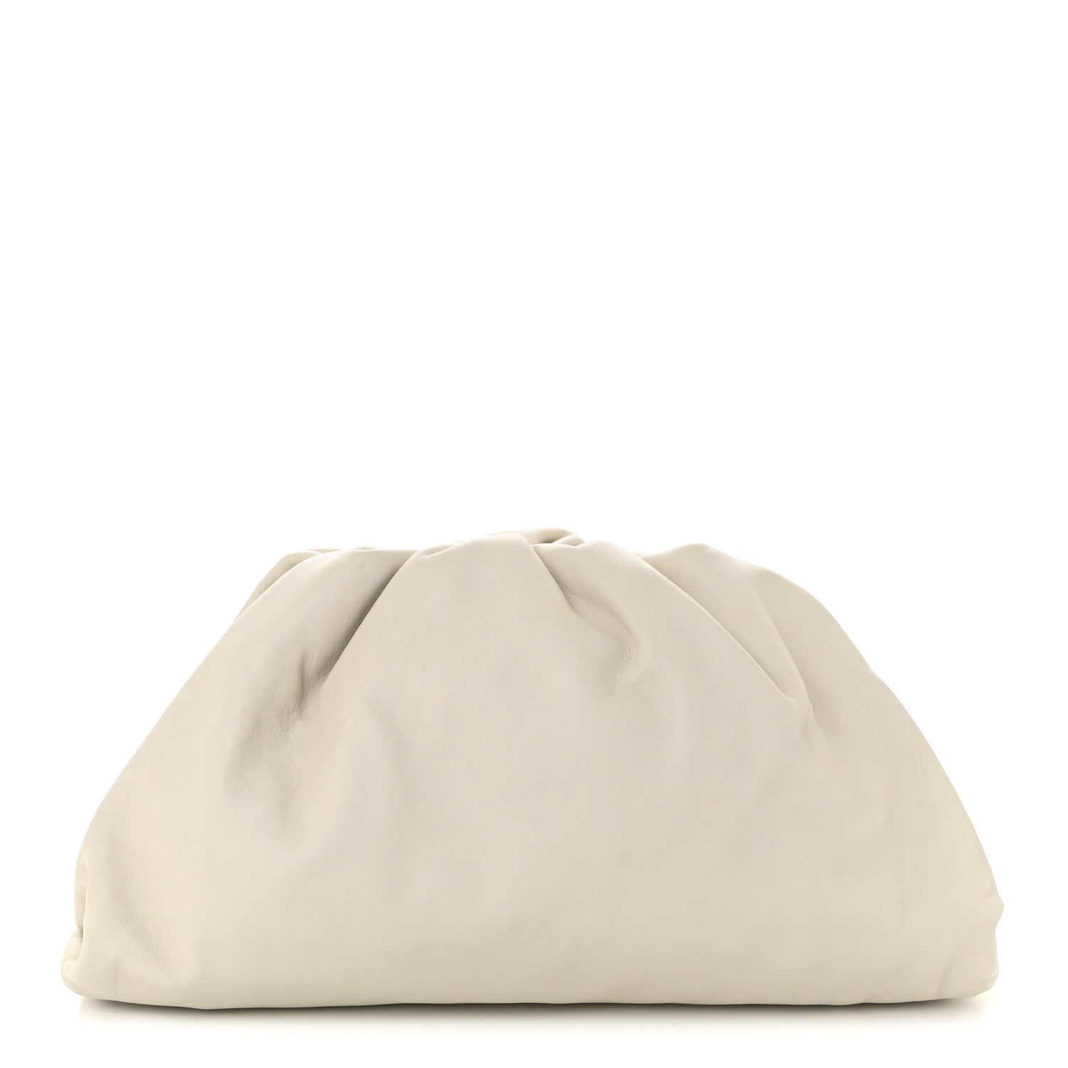 Bottega Veneta Smooth Butter Calf The Pouch Oversized Clutch Plaster 1 of 10
