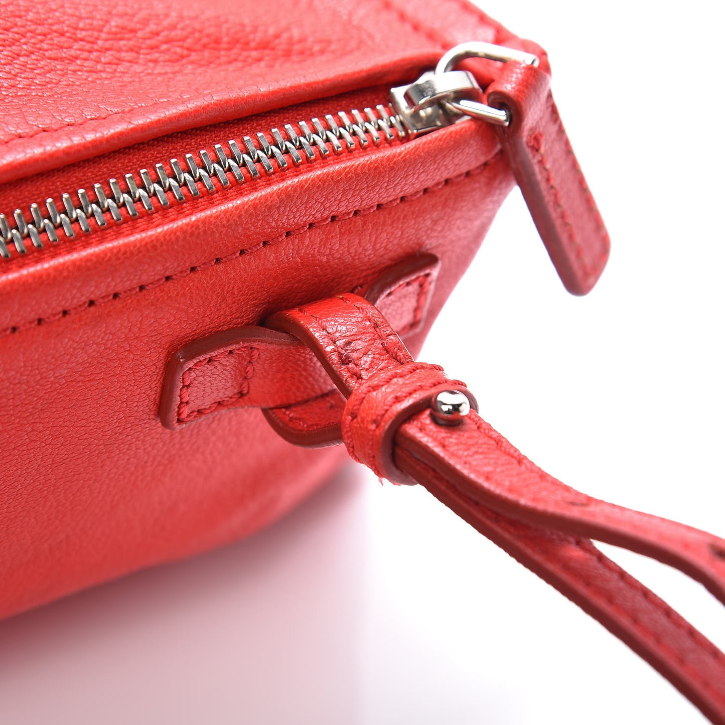 Sugar Goatskin Mini Pandora Red
