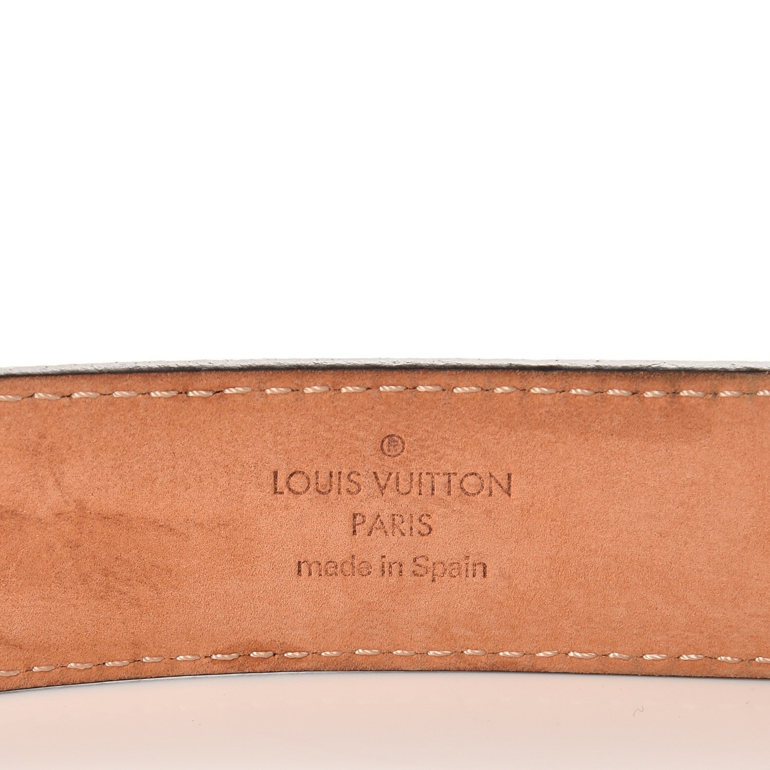 Louis Vuitton Monogram LV Frame Belt 80 32 6 of 7