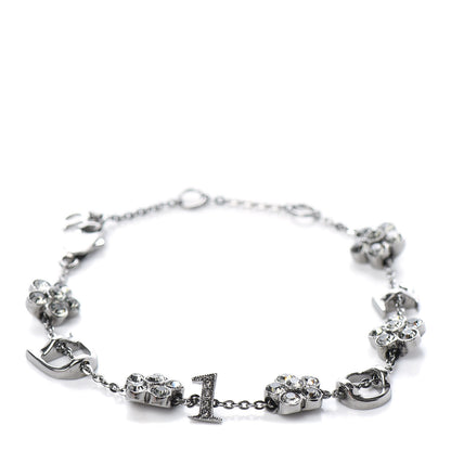 Christian Dior Logo Bracelet Silver 1 of 4