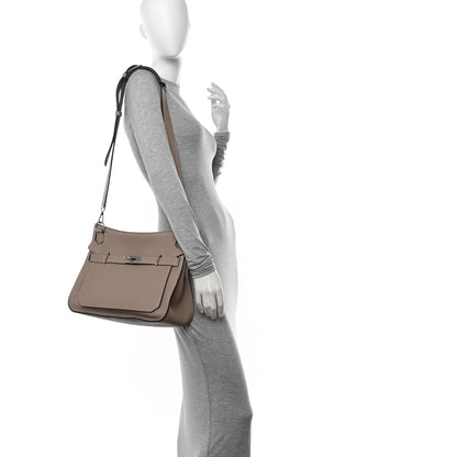 Hermes Taurillon Clemence Jypsiere 34 Gris Tourterelle 2 of 12