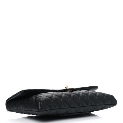 Chanel Caviar Quilted Flap Clutch Black 3 of 7