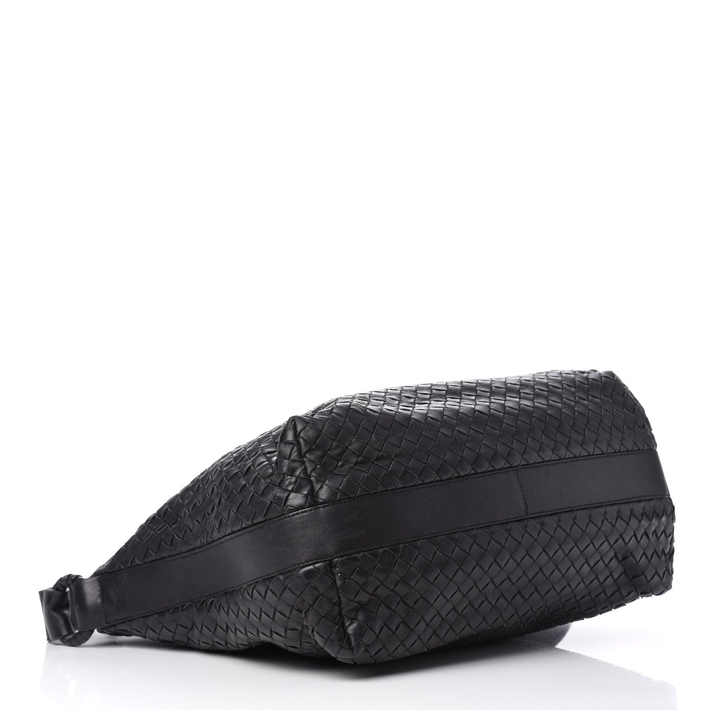 Nappa Intrecciato Hobo Black