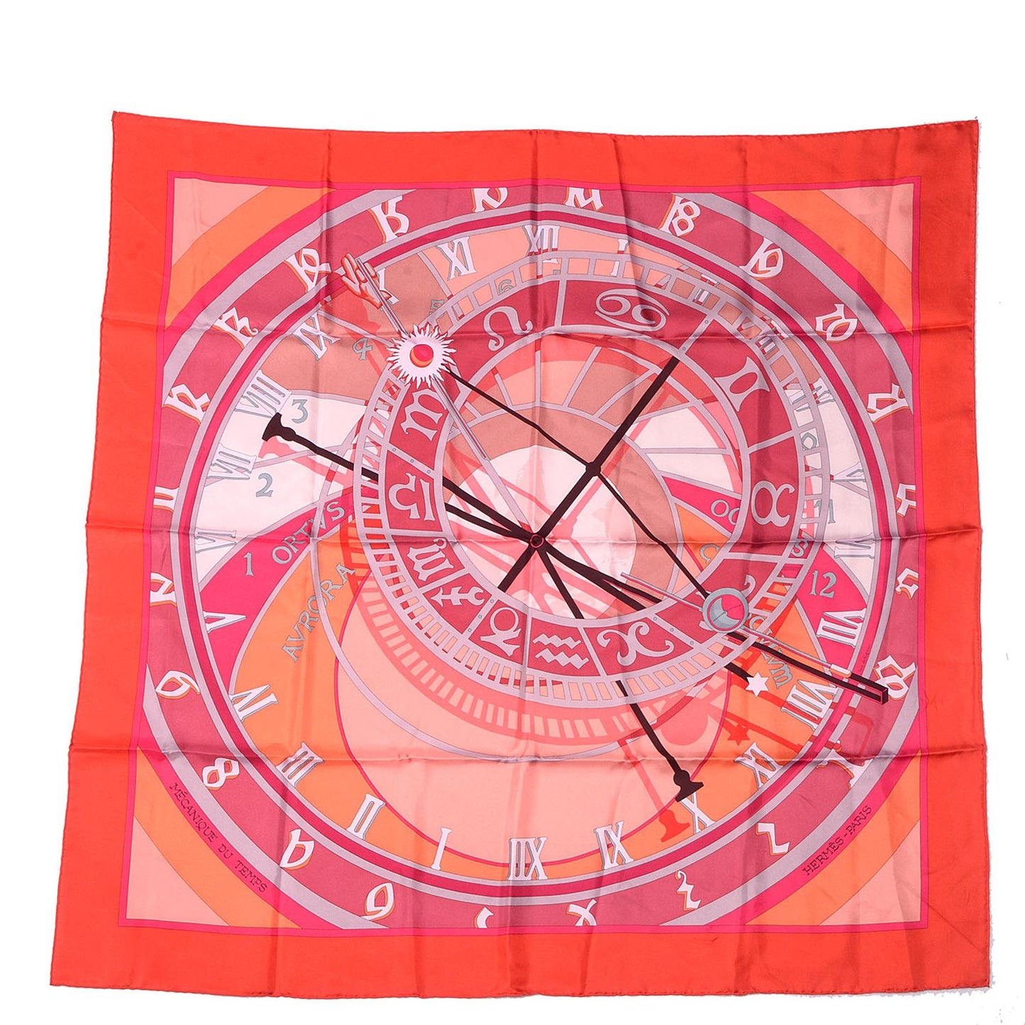 Silk Mecanique Du Temps Scarf 90