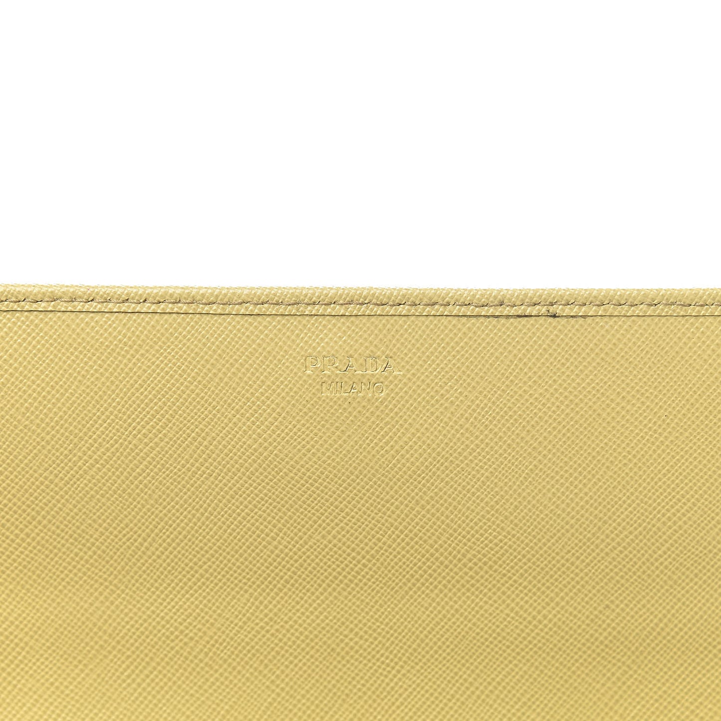 Saffiano Metal Oro Chain Wallet Polline