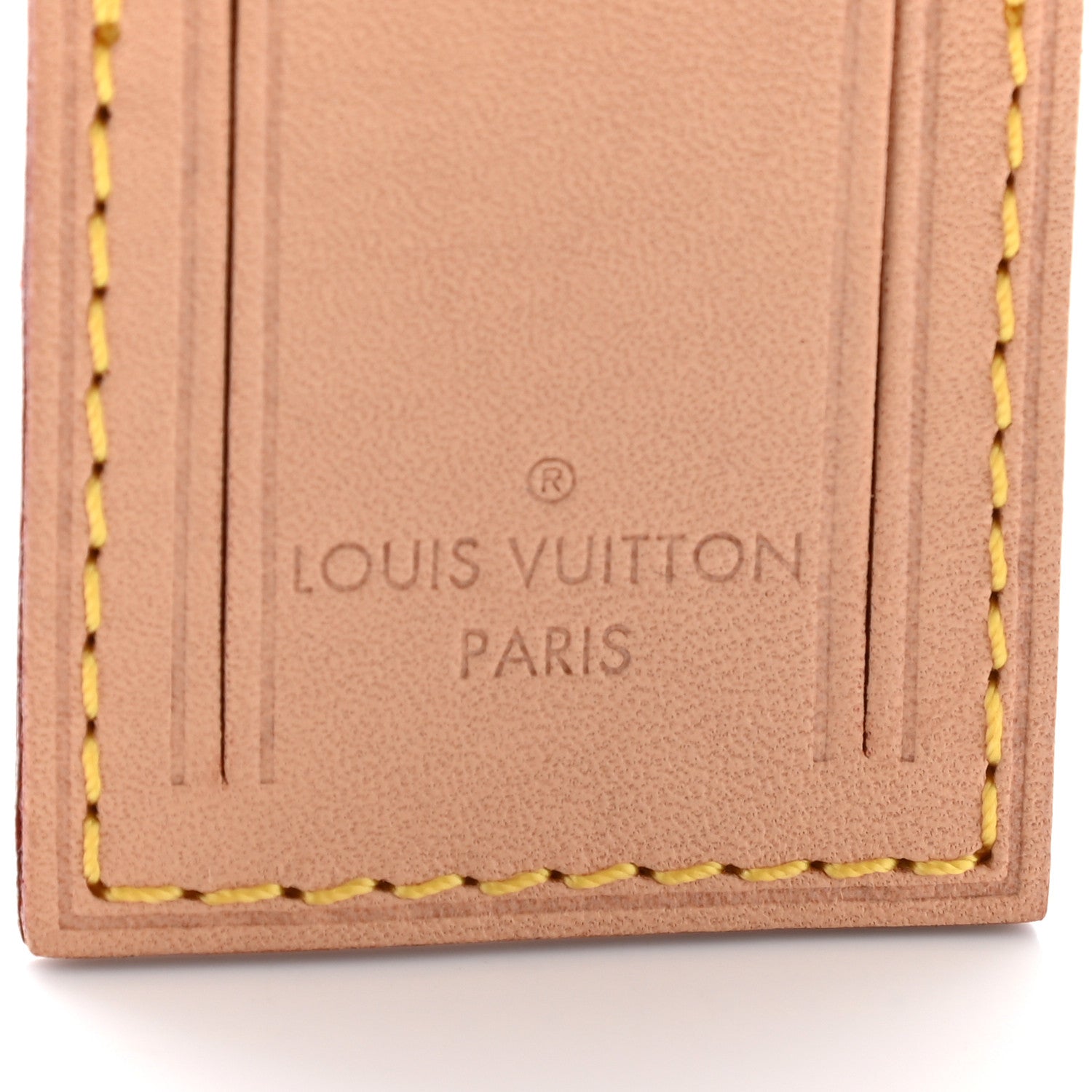 Louis Vuitton Vachetta Graceful Luggage Tag 3 of 4