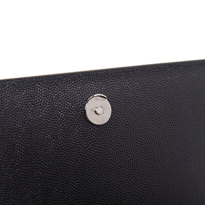Saint Laurent Grain De Poudre Small Monogram Kate Satchel Black 13 of 16